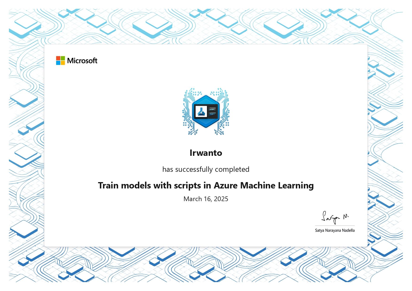 Train models with scripts in Azure Machine Learning